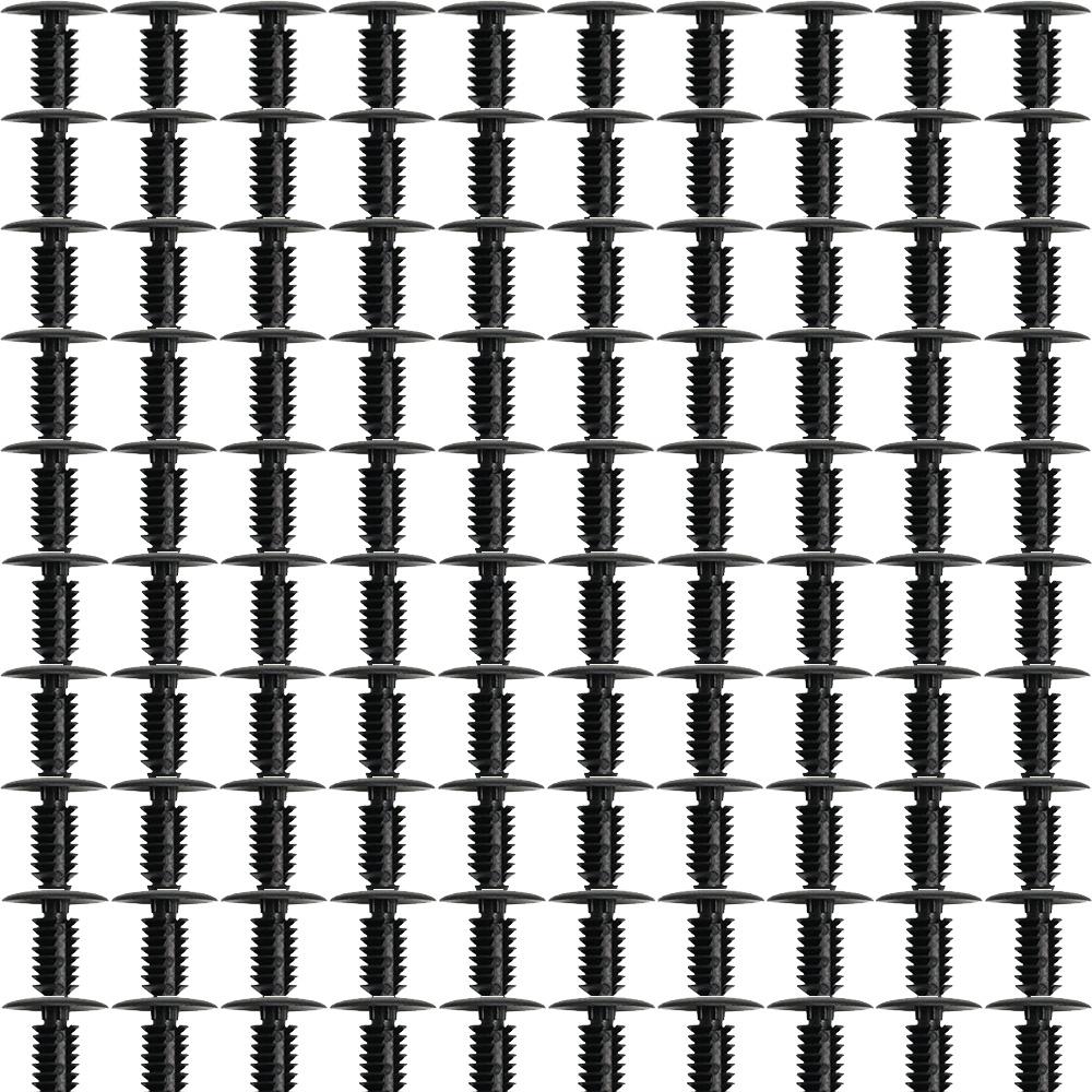 10/20/30/40/50/100Pcs 8MM Car Fastener Clip Plastic Bumper Fender Clip Screw Auto Roof Tailgate Lining Rivet Retainer For Toyota
