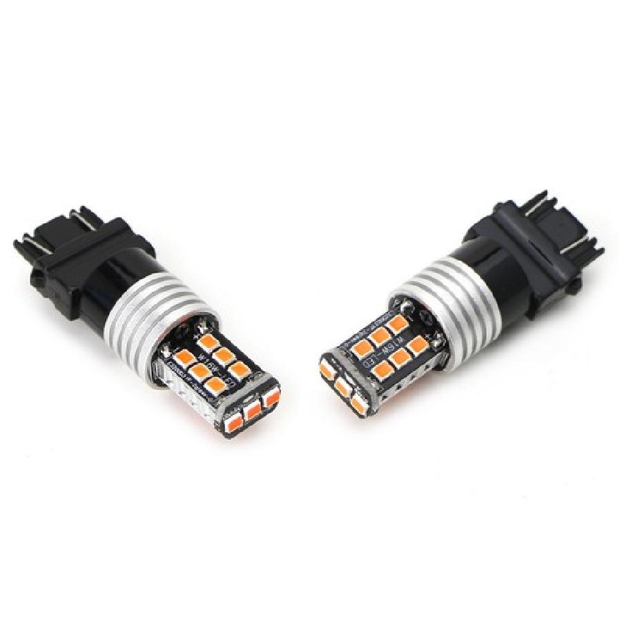 Strobe/Flashing Red 3157 3057 3357 LED Replacement Bulbs For Brake/Tail Lights