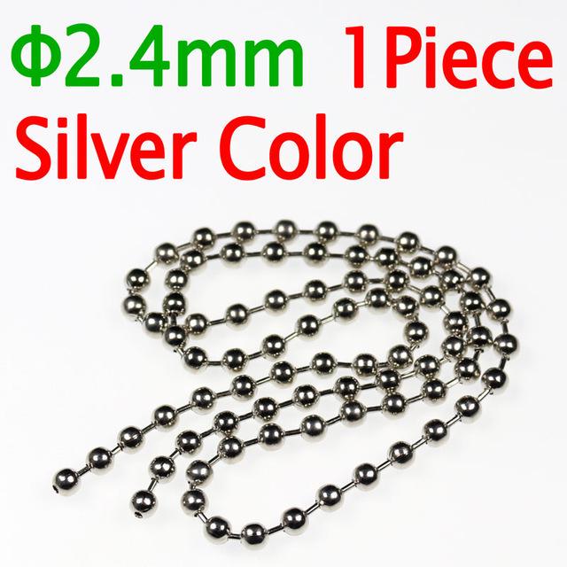 

45 см/шт. Тонущая бусина для завязывания мух, цепочка на голову, стример Нимфа, Zonker, завязывающая бусину для глаз, металл 3 мм, 4 мм, золото, серебро, материалы для рыбалки нахлыстом 2.4m