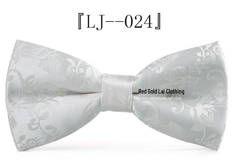 Korean Style Double Layer Polyester Bow Tie for Men & Women – Ideal for Weddings & Formal Events