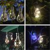 Led Solar Light Bulb Built-in 40mah Battery Outdoor Hanging Lanterns For Party Garden Home Patio