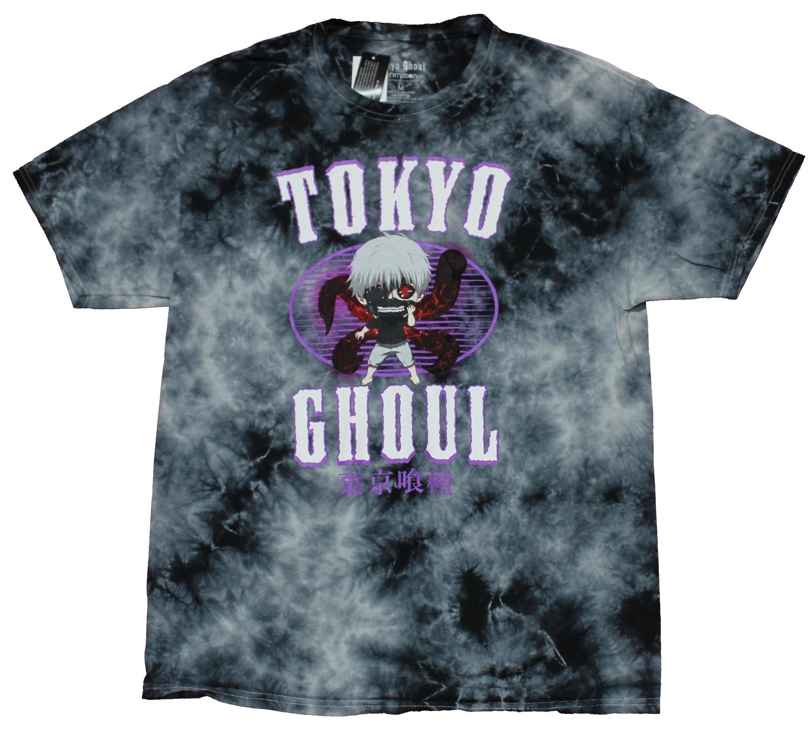 Tokyo Ghoul Mens T-shirt - Tie Dye Chibi Image M