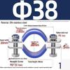 304 Stainless Steel Pipe Clamp: Thickened Clamp for Electric Pole Bracket
