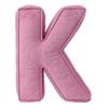 Pink Corduroy Letter Pillow A To Z English Alphabet Throw Pillow Decorative Capital Alphabet Shaped Hugging Cushion Sofa Bedroom Living Room Decor