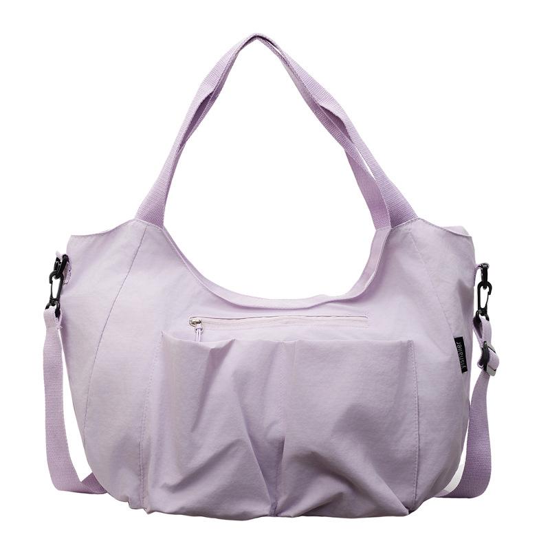 Tide cool fashion casual light luxury niche nylon bag large capacity women's shoulder commuter messenger bag