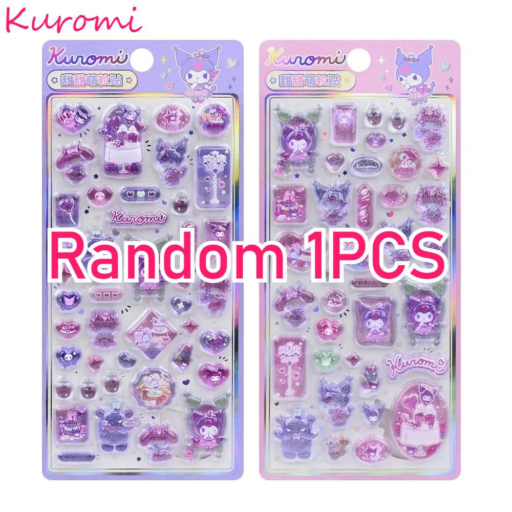 

2026 Latest Sanrio Kuramitsu Goka decal, adorable gem-shaped three-dimensional decal, ornamental crystal embossed decal