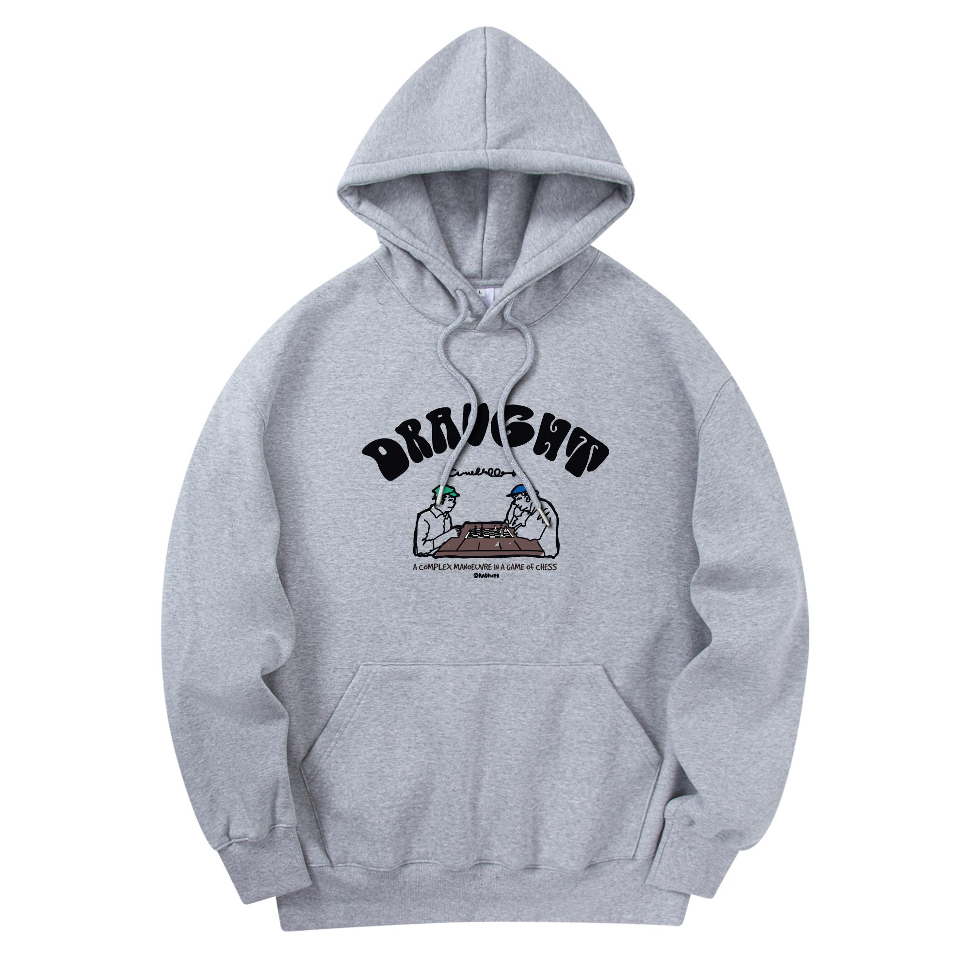 Radineo Chess Game Hoodie Grey L