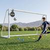 VEVOR Soccer Goal 3.65 X 1.82 M PVC Soccer Goal for Backyard with PE Net, Portable & Weatherproof Set, with PE Net, Target, Ground Stake, Cones