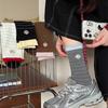 Contrasting Socks, Socks, Korean Maillard, Curled Hemming, Double Luo Mouth, Cartoon Embroidery, Boneless Cotton Piled Socks