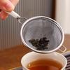Tea Strainer Mesh Tea Infuser Filter Teapot Strainer with Ceramic Handle Fine Mesh Sieve Spice Strainer Tea Ceremony Accessories