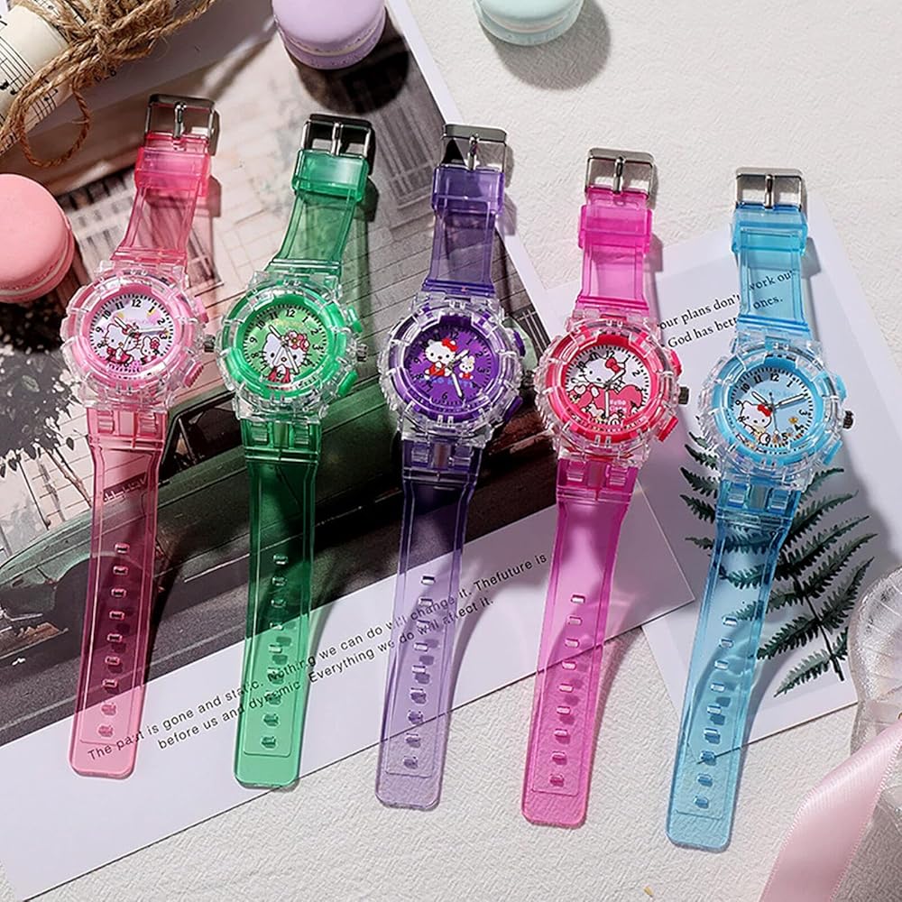 Kids' Quartz Watch Lightweight Simple Design Pink Unisex Fashionable Wristwatch