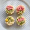 Hand-Pressure Moon Cake Mold Round Moon Cake Maker Cookie Stamps Easy To Use