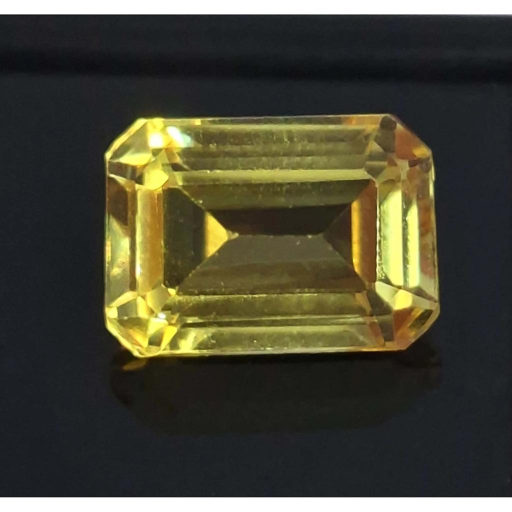 Emerald Cut Natural Citrine Yellow 5-7 Ct Stunning Certified Loose Gemstone