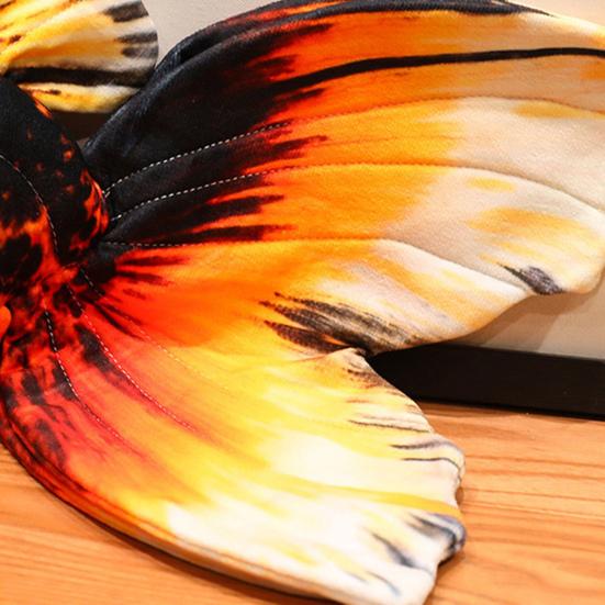 Goldfish Plush Doll Realistic Fish-shaped Throw Pillow Soft Stuffed Animal Doll for Home Decor Kids Gift And Cuddle Companion