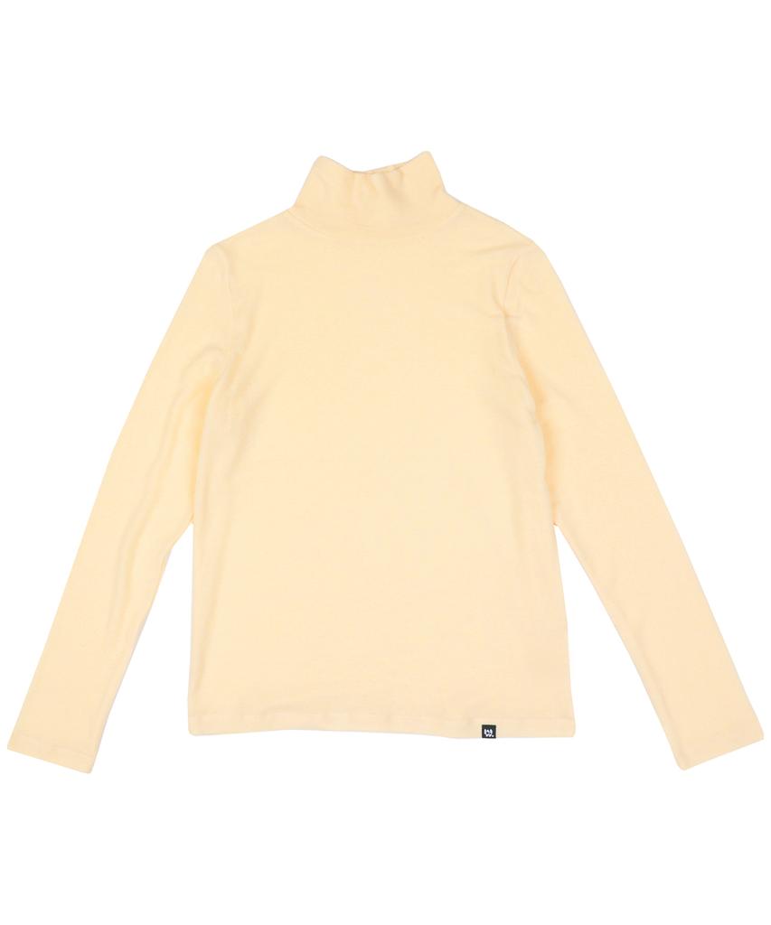 WHEN YOU MOVE Logo Point Turtleneck Soft Knit Tee (4 Colors)