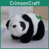 Entzückender Plüsch-Panda-Schlüsselanhänger mit Kleeblatt-Anhänger und weichem Nerzfell-Teddy-Accessoire