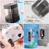Electric Pencil Sharpener for School Preparation, Non-Rechargeable, for 6-8mm Pencils, Battery/USB 2A Power Supply, Non-Rechargeable, for Drawing Penc