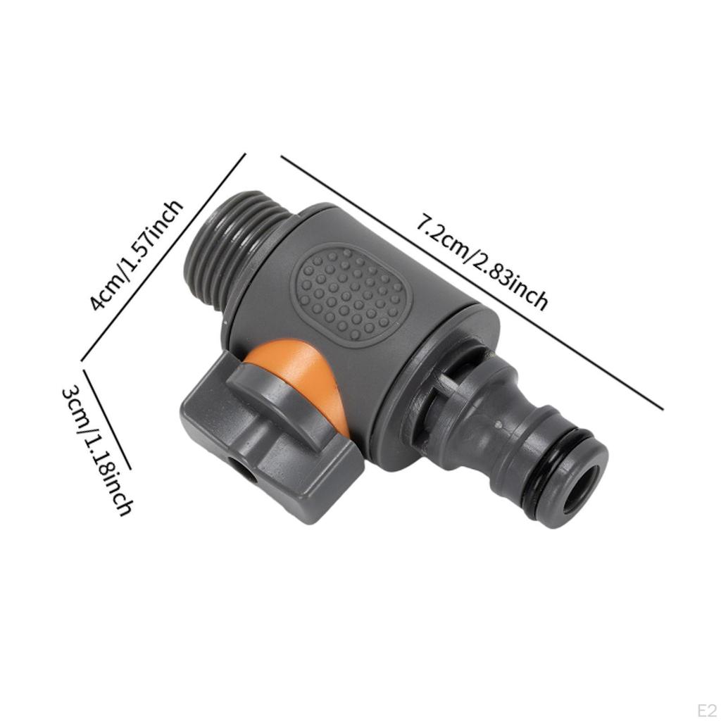 Garden Hose Quick Join 1/2" Thread Premium Adapter Sturdy Switch Fast Connection Valve
