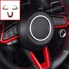 Interior Modification Trim Accessories Interior Tools For Mazda CX-3 CX-5 CX7 CX8 CX9 Atenza Steering Wheel Decorative Sticker