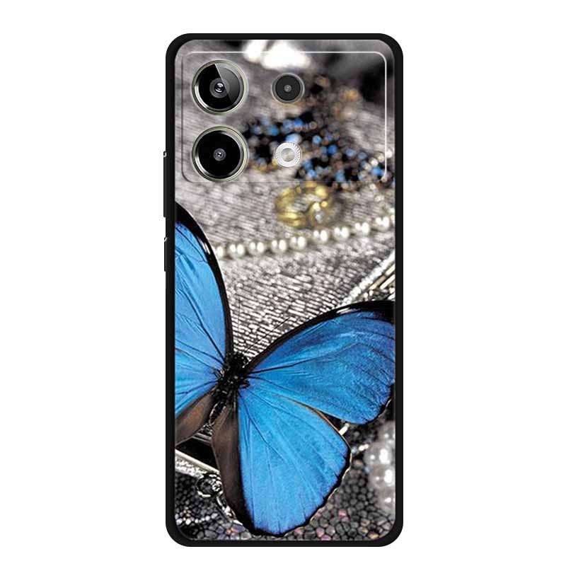 For Redmi Note 13R Pro Case Animals Soft Silicone TPU Phone Cases Back Cover For Xiaomi Redmi Note13R Pro Wolf Protector fundas