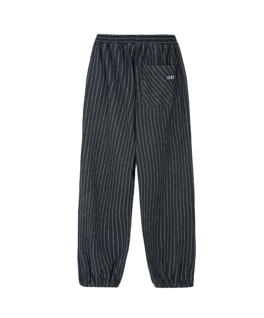HONO REPORT Easy Big Pants_Black Stripe