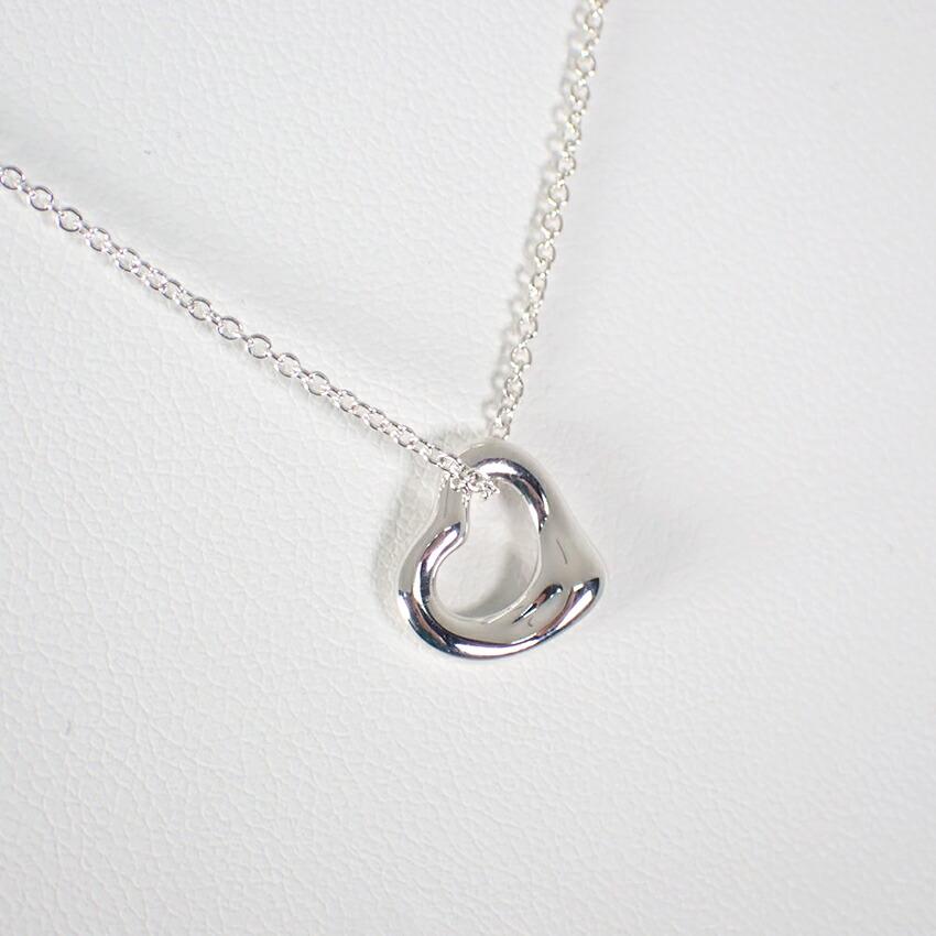 [Folosit] TIFFANY/Pandant/Colier Tiffany 925 cu inimă deschisă/g486-95