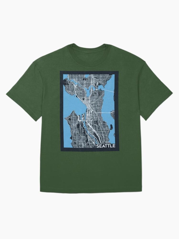 Metro Streets of Seattle Oversized T-Shirt