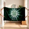 Celtic Football Club (1) Flannel blanket a soft accent for the bedroom and living room and a cozy home gift