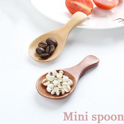 Malá dřevěná lžička Čajový kořenící prášek 8 x 3,5 cm Kuchyňské pomůcky Kuchyňské pomůcky
