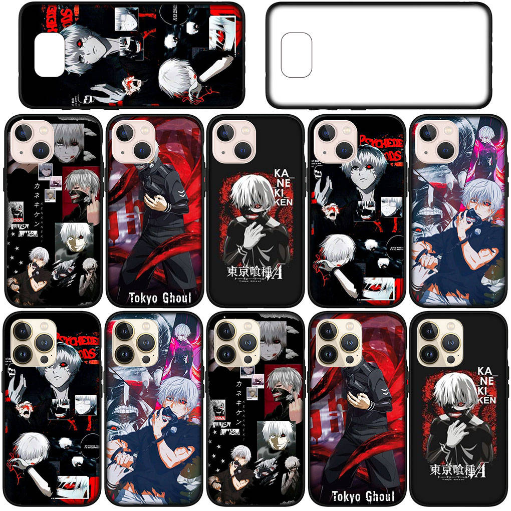 Cover for iPhone 16 15 14 Xiaomi Redmi Note 13 12 11 Pro Max X 10 8 9 XR Samsung Galaxy S24 S23 OPPO Huawei Comics Tokyo Ghoul Ken Kaneki Phone Case