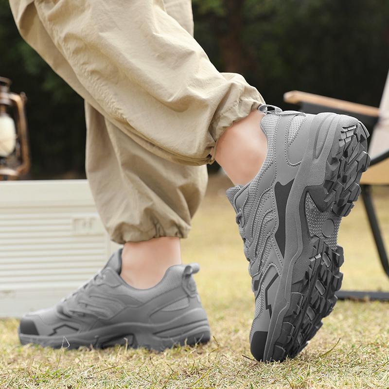 Fashion New Designers Hiking Shoes Man Outdoor Trekking Shoes Tourism Camping Sports Hunting Shoes Mesh Men Sneakers Trendy