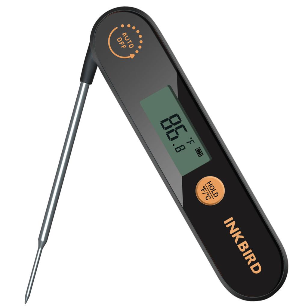 Waterproof Digital Meat Thermometer Backlight Folding Barbecue Kitchen Cooking Instant Readin Thermometer For Grilling