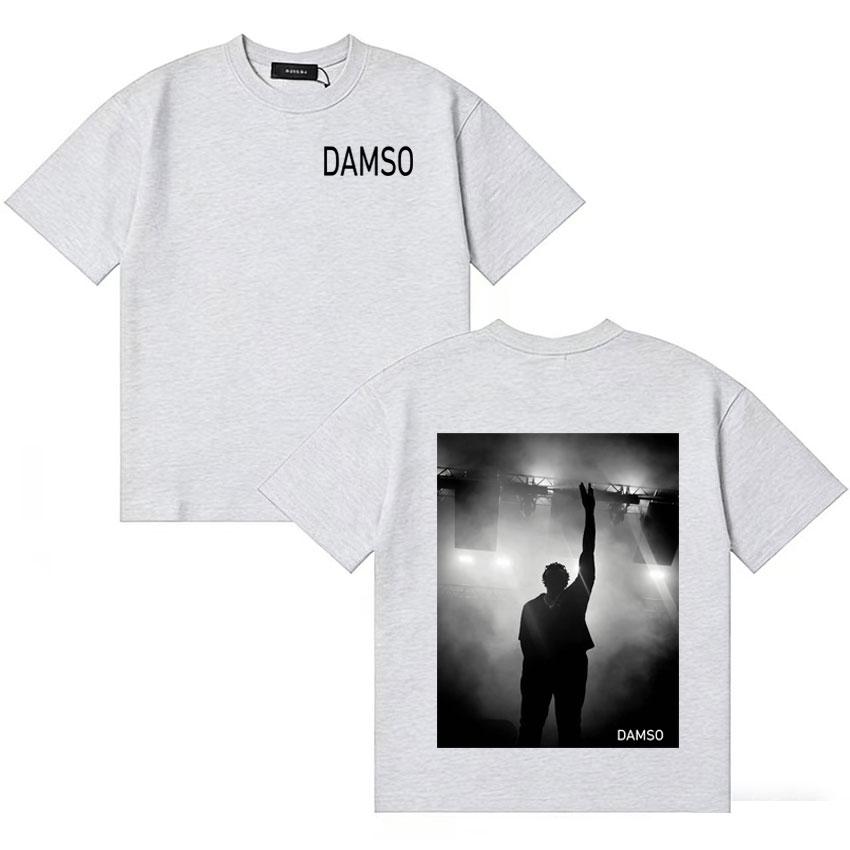 

Singer Damso Harajuku Graphics Short Sleeve T Shirt Unisexs Womens HipHop French Rapper High Quality Casual Loose Tshrit Teenagers 4XL