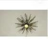 Stilnovo Style 8 Lights Shade Sputnik Chandelier Modern Ceiling Light Fixture Raw Brass