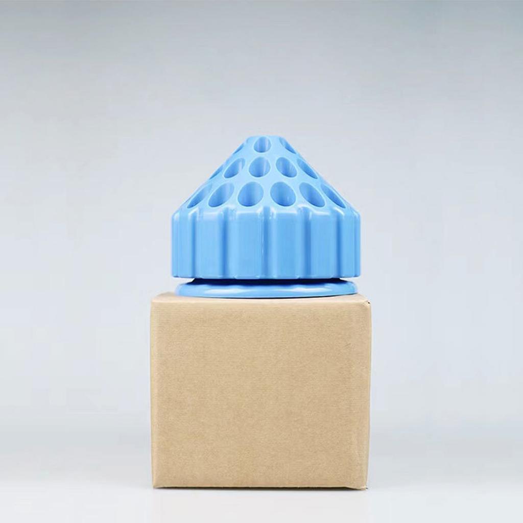 360 Degree Rotating Plastic Storage Box for Nail Drill Bits with Multi Holes Designs Dental Polishing Grinding Head Case