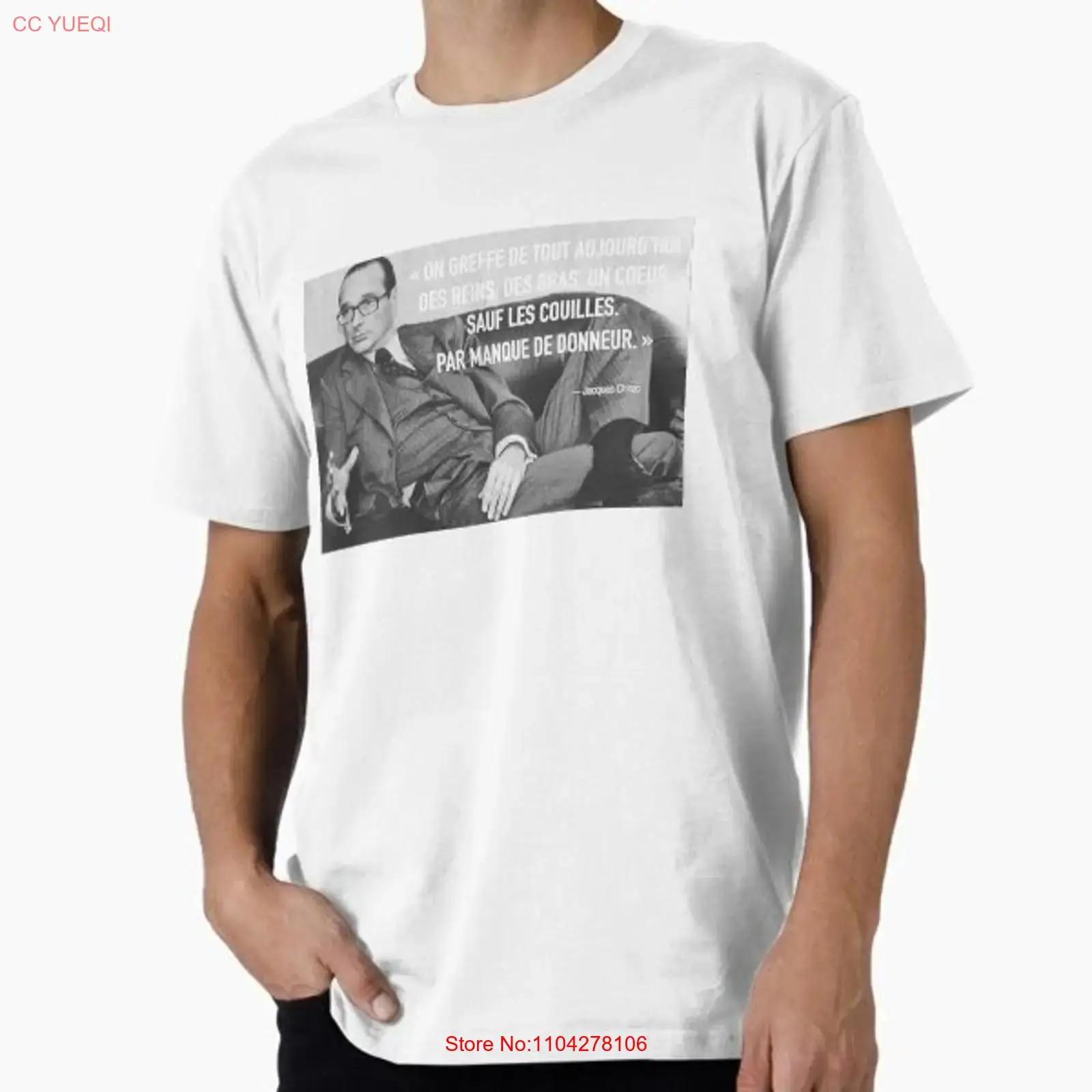 Jacques Chirac Quote French Swag Pr Made in USA Mens T Shirt S to 5XL vintage Washed Stretched fashion Versatile Slightly S разноцветный