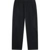 Li Ning Sports Lifestyle Series Solid Color Mid Waist Comfortable Breathable Straight Leg Casual Pants Men Bottoms Black AKLU021-2
