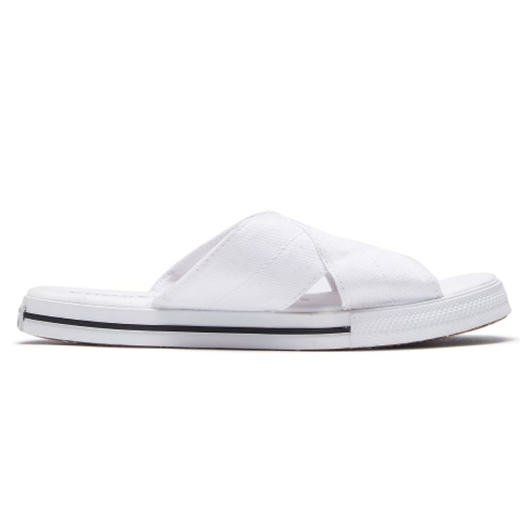 Converse One Star Slide Comfortable Casual Rubber Sole Slide Sandals Women Sandals White Black 565530C