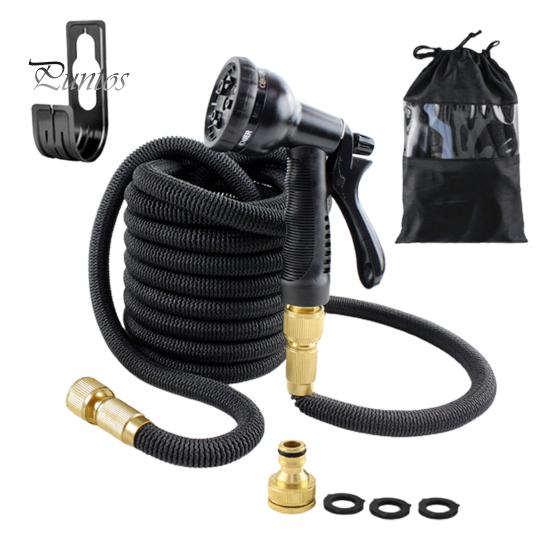 25/50/75/100FT Gartenschlauch, auslaufsicherer, erweiterbarer Gartenschlauch mit 28 Schichten innovativem, leichtem, flexiblem Nanometer-Gummi-Wasserschlauch