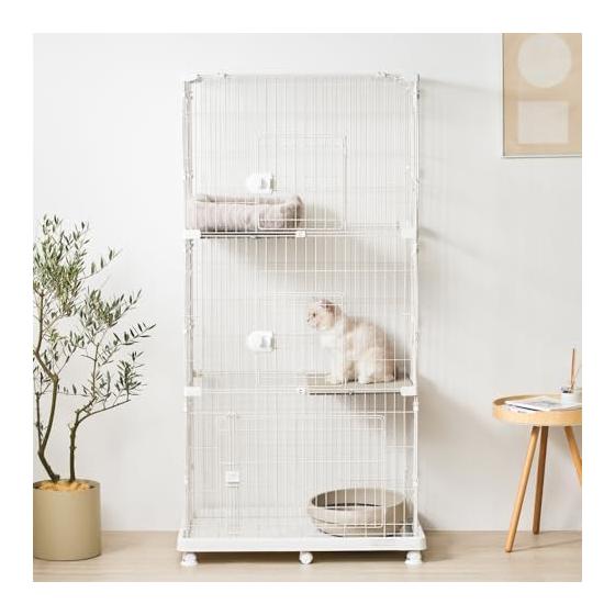 Iris Ohyama Pet Cage PEC-903V Ivory