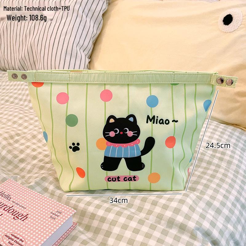 Large Capacity Insulated Cute Bento Lunch Bag for Office Workers & Students