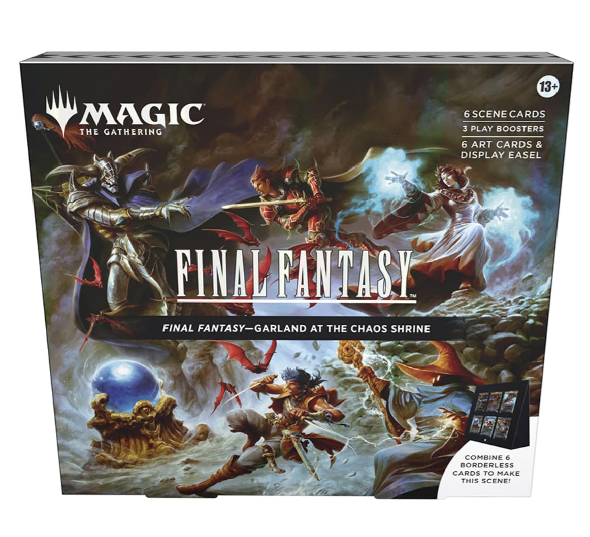 FANTASY Сцена Храм Гирлянда Английский MTG Коллекционная Карточка Wizards of the Coast FIN D38550000 Magic Gathering—ФИНАЛЬНАЯ Коробка—Хаос
