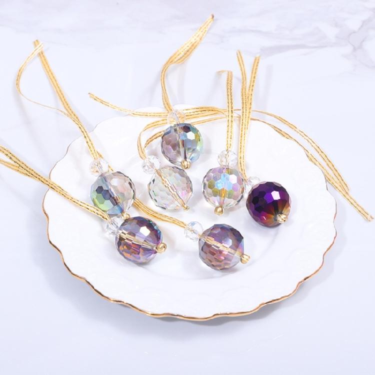 22mm Electroplated Fantasy Ball Bead Pendant Crystal Sun Catcher Diy Christmas Tree Hanging Pendant Ornaments