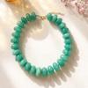 1 Stück Bohème Mode Lässig Dopamin Acryl Perlen Halskette Anhänger Klobiger Schmuck Geeignet für Frauen
