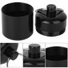 2Pcs Set Aluminum Alloy Mini Medicine Container Box Waterproof Sealing Metal Can with Key Ring for Coin Earplug  Storage