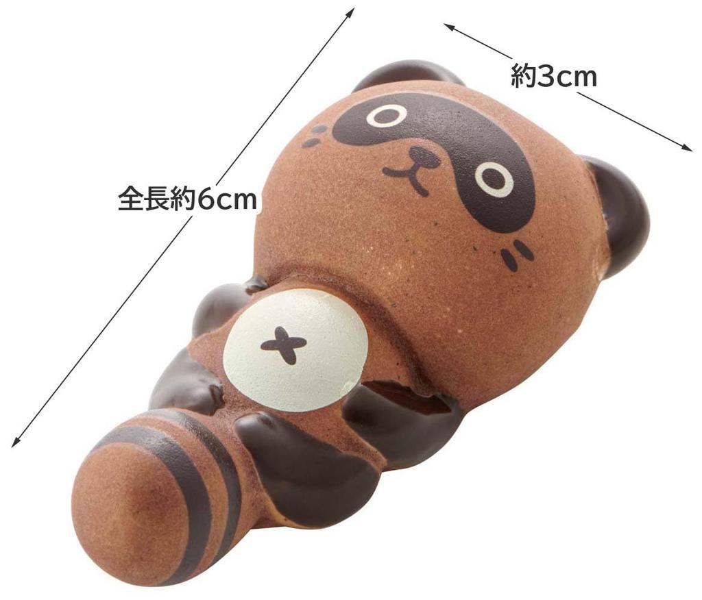 Skater Ceramic Chopstick Tanuki Design Rest, CHO3-A