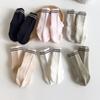 Solid Color Stockings Breathable Short Socks Fashion Mesh Socks  for Children