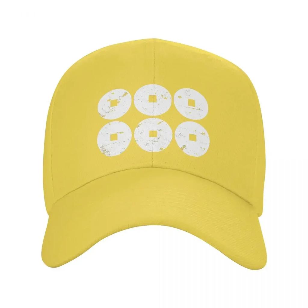 Washed Unisexs Baseball Cap Sanada Trucker Snapback Caps Dad Hat Japanese Clan Crest Logo Golf Hats