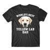 World's Best Yellow Lab Dad Dog Owner Graphic T-Shirt