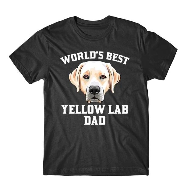 World s Best Yellow Lab Dad Dog Owner Graphic T-Shirt 4XL